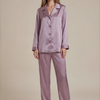 Daria Klasik Saten Pijama Takımı - Pudra