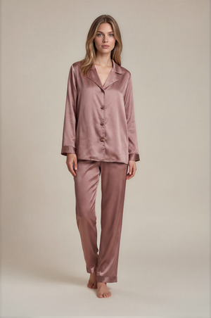 Daria Klasik Saten Pijama Takımı